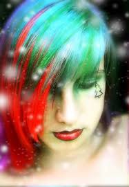 Google Image Result For Http Www Deviantart Com Download 189866486 Christmas Red And Green Hair By Littl Holiday Hair Color Rainbow Hair Color Christmas Hair
