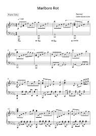 / & ein tolles klavierstück (mit kostenlosen. Samra Marlboro Rot Noten Fur Piano Downloaden Samra Klaviernoten Noten Noten Lernen