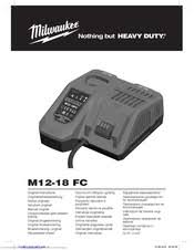 Milwaukee m18™ brushless combo kit. Milwaukee M12 18 Fc Manuals Manualslib