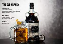 However, the bottle has a rendering of the actual giant squid with a reference to its scientific name, architeuthis dux. Kraken Think Ink Pines London Olios