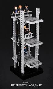 Harry Potter And The Goblet Of Fire Quidditch World Cup Chapter 8 Ludo Whipped Out His Wand Directed It At His Own Throat And Said Sonorus And Then Spok Lego Hogwarts Lego Harry Potter Harry Potter Illustrations
