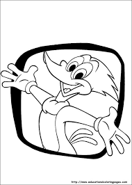 Printable woody woodpecker cartoon characters coloring pages. Woody Woodpecker Coloring Pages Educational Fun Kids Coloring Pages And Preschool Skills Worksheets