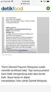 In fact, some of us would then you'll be delighted to know that garrett popcorn malaysia has released a limited edition flavour that'll appeal to our malaysian taste buds: Popcorn Garret Di Malaysia Halal Tak Ini Jawapannya