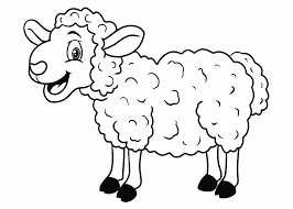 Wil je het gevoel van een boerderij in de tuin creëren? Schapen Tekening