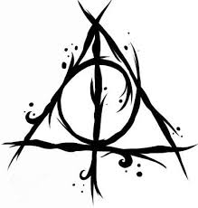 Harry And Voldemorts Spell Colours Out The Top Where The Wand Is And The Quote Until The V Deathly Hallows Tattoo Harry Potter Tattoos Harry Potter Silhouette