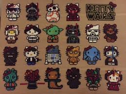 Hello Kitty Star Wars Perler Beads Easy Perler Bead Patterns Diy Perler Beads Perler Bead Art