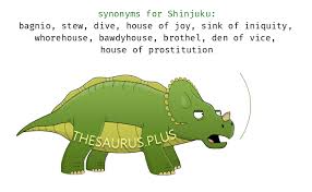 12 shinjuku synonyms. similar words for