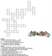 Jesus and his disciples prepared for the passover. Kids Bible Worksheets Free Printable The Last Supper Crossword Puzzle Bible For Kids Sunday School Projects Sunday School Crossword