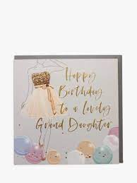 Browse our beautiful range of granddaughter birthday cards. Belly Button Designs Lovely Granddaughter Birthday Card At John Lewis Partners