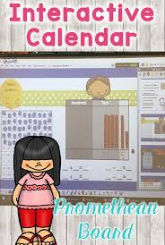 This Interactive Calendar Flipchart In Activinspire For Promethean Boards Helps Teachers Review Place Value Interactive Calendar Promethean Board Calendar Math