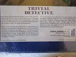 However, many trivia board games are notorious for difficult, outdated questions that make them hard to play —…. Amazon Com Trivial Detective Game Toys Games