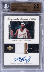 Lebron's topps chrome rookie refractor was another significant spike—starting at around $5400 in march 2019 and selling for $46,500 in june 2020. Lebron James Rookie Card Sells For A Record 1 845 000 Sports Collectors Digest