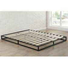 low profile 6 inch metal platform bed frame with wood mattress support slats sears slaapkamerideeen slaapkamers op zolder bedframe