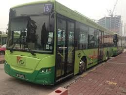 Let's use pj city bus to move around the city by the pj free city buses with confidence. Kembaragd Petaling Jaya Selangor Malaysia 18 Oktober 2015 Bas Percuma Pj City Bus