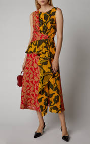 Shar Midi Dress By Prabal Gurung Now Available On Moda Operandi Sale Laurenscloset Prabal Fashion Design Clothes Mixing Prints Fashion Prabal Gurung Dress