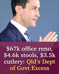 Ros Bates, the minister tasked with driving “responsible expenditure” paid  $67,000 to renovate her office, amid other examples of excessive spending  laid bare in Right to Information documents. DETAILS ➡️  https://bit.ly/43m7uEk