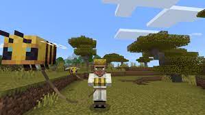 Honey bees have landed in minecraft: Beekeeper Trader Minecraft Pe Mods Addons