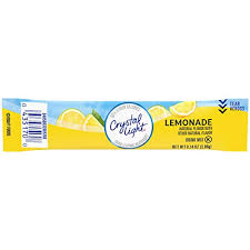 Crystal Light Sugar Free Lemonade Powdered Drink Mix Caffeine