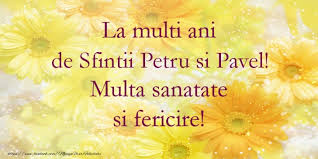 Despre sfantul apostol petru se spune ca a fost rastignit cu capul in jos, in jurul anului 64. FelicitÄƒri Petru Si Pavel 2017 Imagini Frumoase Cu Text Pentru Petru Si Pavel La MulÈ›i Ani
