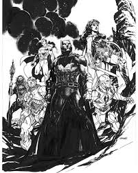 Artwork Batman Comic Art Black And White Justice League Blu Ray Steelcase Black And White Artwork Selfinked Dccomics Justiceleague Jim Lee Art Black And White Artwork Jim Lee