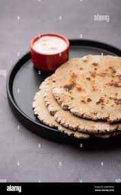 Singhara Atta Roti Or Singoda Or Water Chestnut Paratha Or Flatbread Stock Photo Alamy