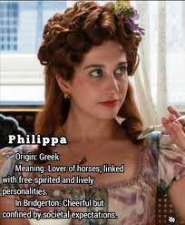 The Featherington name meaning The credit does to thebridgertons_story from  the Bridgertons instagram