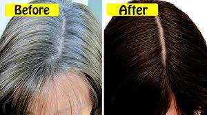 But if your hair is turning naturally white, then embrace your silver foxy self and go for broke and flaunt the look. White Hair To Black Hair Only 2 Minutes White Hair Turn Black Naturally White Hairs At Young Age Youtube