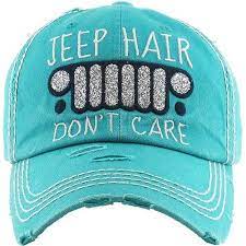 Jeep Hair Don T Care Distressed Turquoise Hat Jeep Hat Jeep Hair Don T Care Cap Jeep Hat Jeep Hair Black Jeep Jeep Wrangler Accessories
