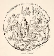 1890 Print Art Ancient Roman Disk Aquileia Rome Italy Ancient Civiliza Ancient Romans Art Prints Art