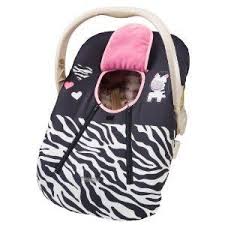 Cozy Cover Pink Zebra Baby Car Seats Cozy Cover Baby Prints