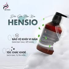 Dầu gội làm sạch gàu công thức nấm men Hensio 500ml - CÔNG TY TNHH THƯƠNG  MẠI SẢN XUẤT HABICO