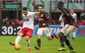 Matteo mancosu is the brother of marco mancosu (us lecce). Matteo Mancosu Segna Contro Il Milan Il Calciatore Ogliastrino Alla Scala Del Calcio Ogliastra Vistanet