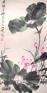 Image From Http Www The Gallery Of China Com Chinese Painting Lotus Flower Lf4252 Jpg Chinese Art Painting Lotus Painting Chinese Drawings