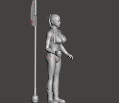 STL file PRINCESS LEIA SLAVE OUTFIT NUDE, NAKED VINTAGE CUSTOM STAR WARS  ACTION FIGURE, KENNER 3.75, JABBA'S PALACE DANCER, CUSTOM 1 18 FIGURE  👸・3D printing template to download・Cults