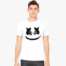 In this fortnite video i face reveal 35 fortnite masked skins! Marshmello Face Smile Men S T Shirt Customon