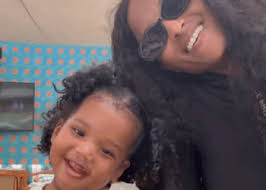 KENYA MOORE AND DAUGHTER, BROOKLYN, PEN NEW CHILDREN'S BOOK