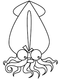 On june 8, 2021 june 26, 2021 by coloring.rocks! Squid Coloring Page Coloring Home