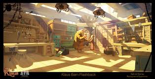 Artstation Klaus Barn Over Time Gabriel Gomez Klaus Film Workshop Netflix Movie