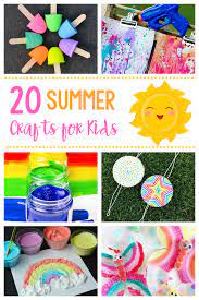 They includes crafts to help you decorate, games to help you celebrate, worksheets to challenge your mind, poetry to ponder, cards to share with loved ones. 20 Simple Fun Summer Crafts For Kids