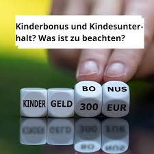 Von der unterhaltssumme dürfen eltern den betrag. Kinderbonus 2020 Und Unterhalt Mit Video Anwalt Wille Kinderbonus
