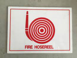 Fire hose reels are very common firefighting instrument and are generally found in every large building, industries, offices, construction sites and petrol station. Fire Hose Reel Logo Plastic Signage Lingjack Your Trusted Partner In Fire Fighting Solutions