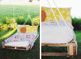 I made this porch swing using pallet wood! Diy Pallet Swing Bed The Merrythought