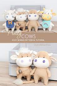 Cow Plush Pattern Symbol 2021 Sewing Bull Pdf Etsy Sewing Stuffed Animals Plush Pattern Fabric Doll Pattern