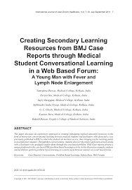 Case reports is a unique & growing repository for all healthcare professionals & researchers to submit, search & view case reports in all child safety. Pdf Creating Secondary Learning Resources From Bmj Case Reports Through Medical Student Conversational Learning In A Web Based Forum