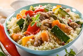 Serve the couscous drizzled with the extra virgin olive oil and dusted with freshly ground pepper. Family Recipe Couscous With Grilled Vegetables Chicken And Feta Motherhood In Style Magazine