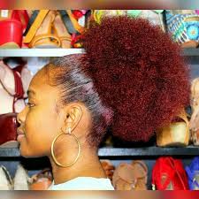 Image Result For Dyed Ends Natural Hair On High Puff Hair Puff Natural Hair Puff Curly Hair Styles Naturally
