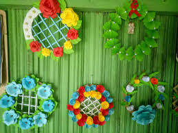 Kemudian, kunci bagian tengah kertas origami menggunakan strepless. Hiasan Dinding Kertas Origami Home Facebook