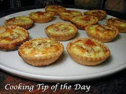 Cooking Tip Of The Day Mini Quiche Lorraine Snack Size Quiche Lorraine Snacks Mini Quiche