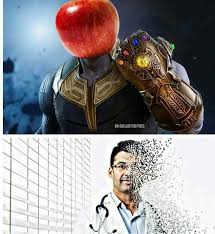 Apple Vs Doctor Link In Description To Learn About A Great Cable Organization Solution Funny Memes Marvel Memes Marvel Funny