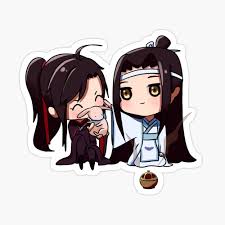 Smol Lan Zhan And Wei Ying 3 Metal Print By Kimmigawa Redbubble My watercolor painting is sold as a digital print of wei wuxian x lan wangji from the chinese anime mo dao zhu shi. redbubble